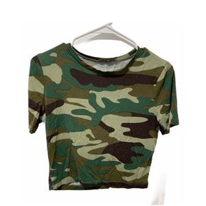 Camo Zara trafaluc shirt